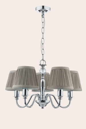 Laura Ashley Harriet 5 Light Crystal Chandelier