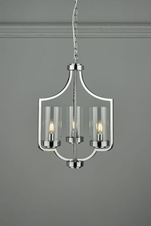 Laura Ashley Joseph 3 Light Chandelier