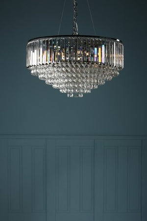 Laura Ashley Vienna Crystal 9 Light Chandelier